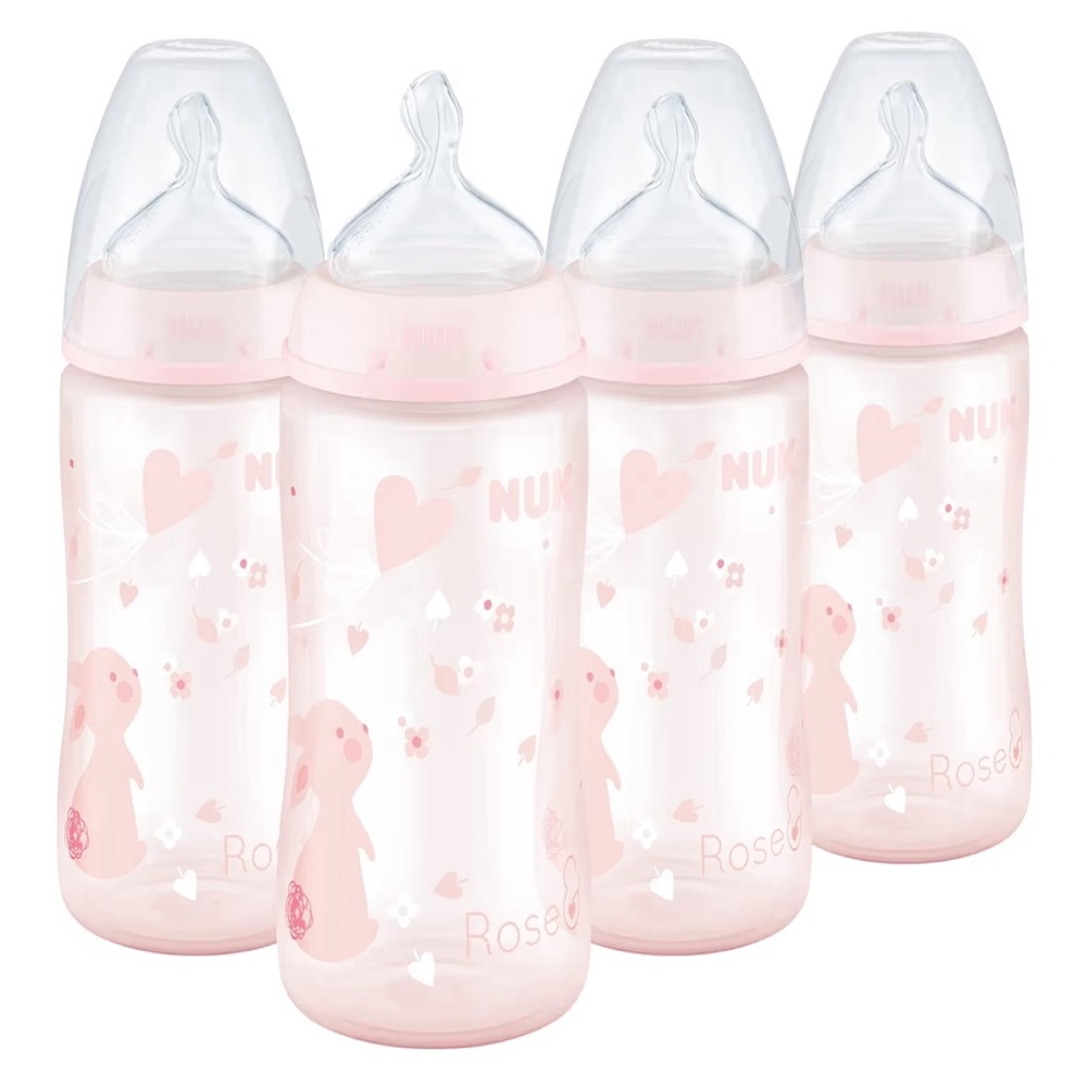 NUK Smooth Flow Anti-Colic Baby Bottles 4-Pack 10oz